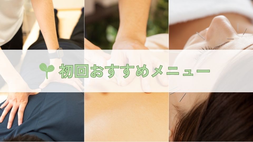 初回おすすめメニュー